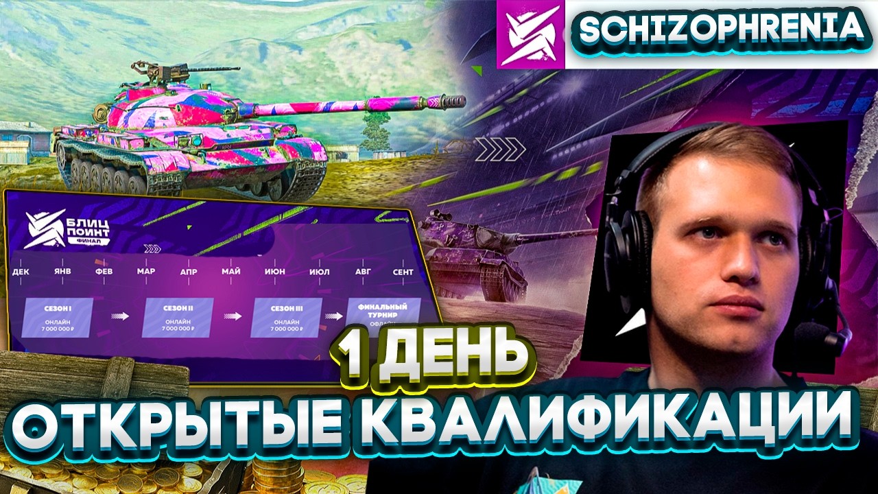 ЛИГА БЛИЦ ПОИНТ от Первого лица 🏆 ОТКРЫТЫЕ КВАЛИФИКАЦИИ ДЕНЬ 1🏆 Команда Шизофреников
