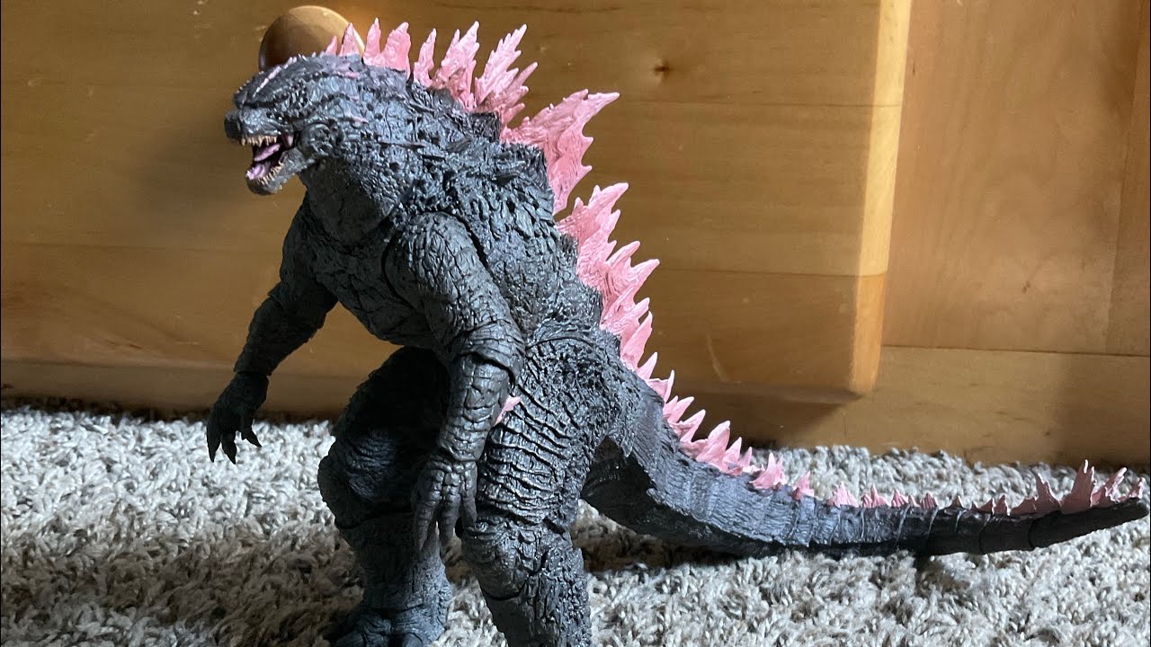 Hiya toys Godzilla evolved figure unboxing 