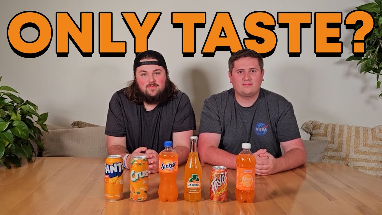 Can We Identify Orange Soda ONLY By Taste?