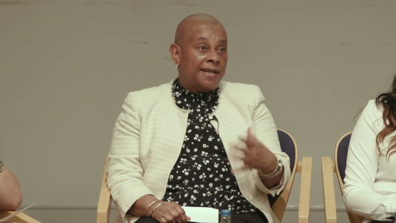 Doreen Lawrence, mother of Stephen Lawrence, in conversation at Murray Edwards College, Cambridge