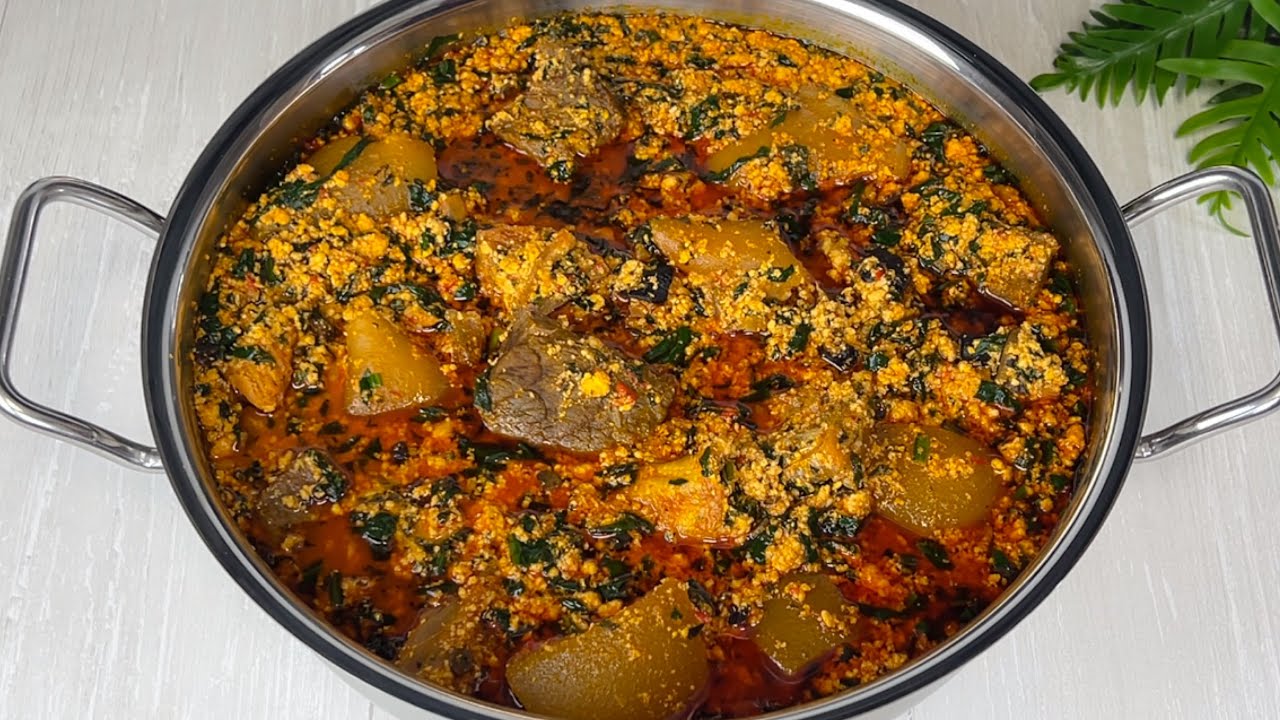 HOW TO COOK THE BEST EGUSI SOUP WITHOUT FRYING