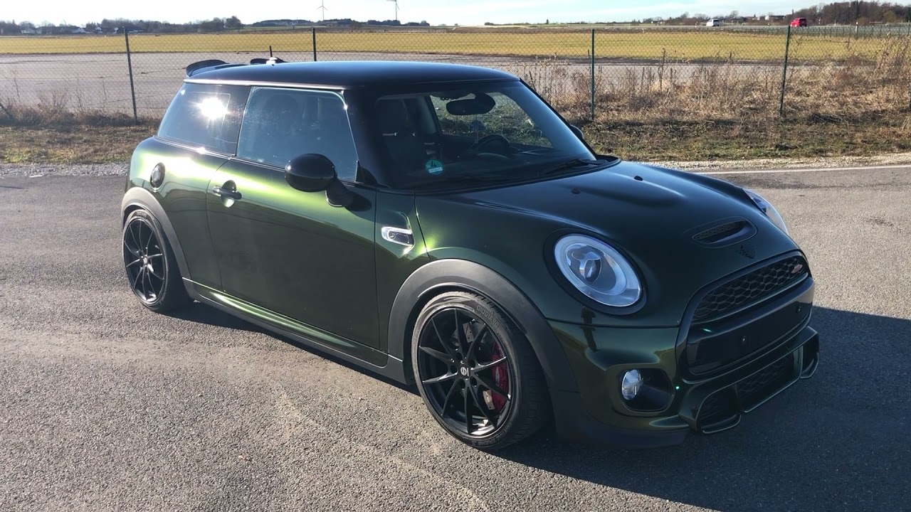 Mini F56 in PWF Olea Green Wrap Folierung