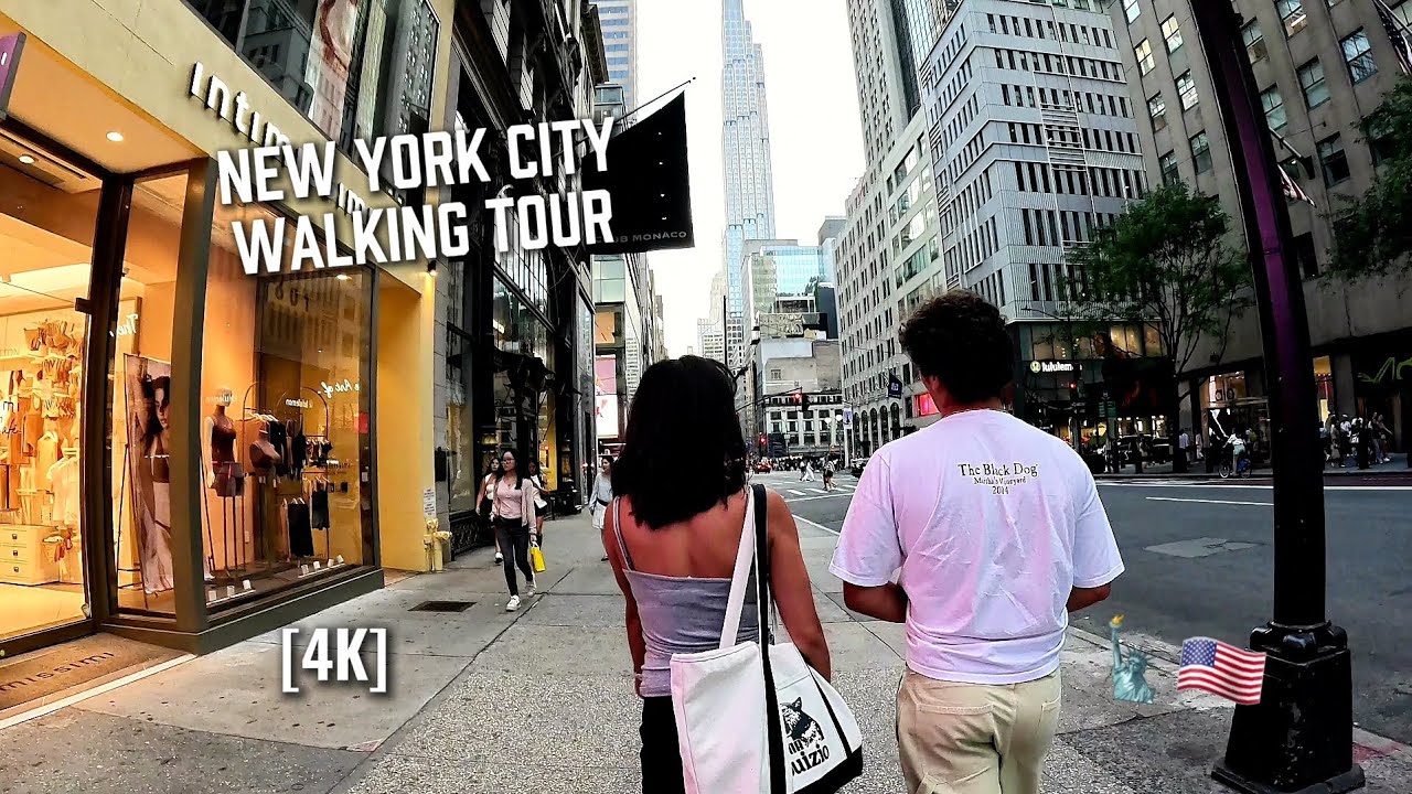 Walking From CENTRAL PARK to GRAND CENTRAL TERMINAL | New York City Walking Tour | 4K Walking