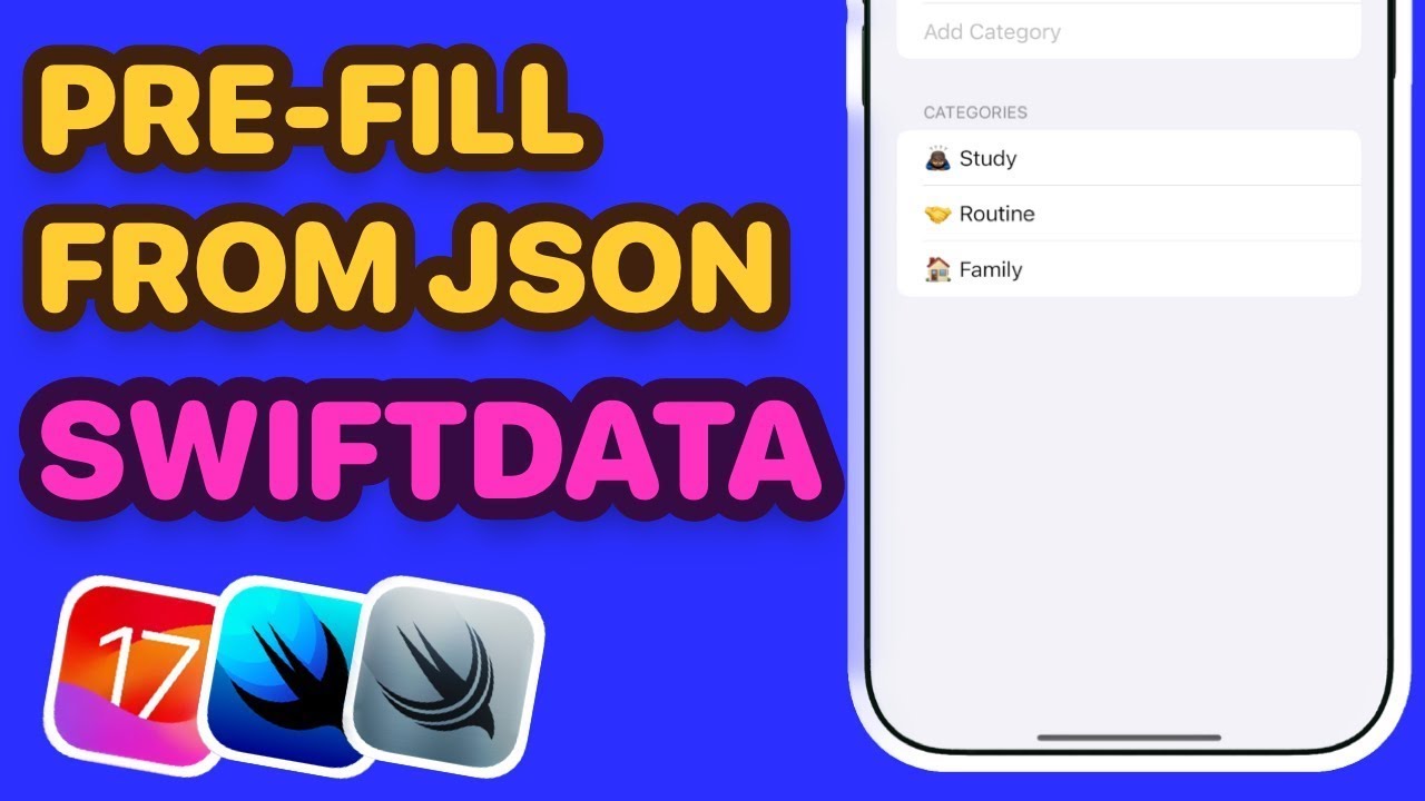 How To Use JSON To Preload SwiftData ModelContainer 👀 | SwiftData Tutorial | #6