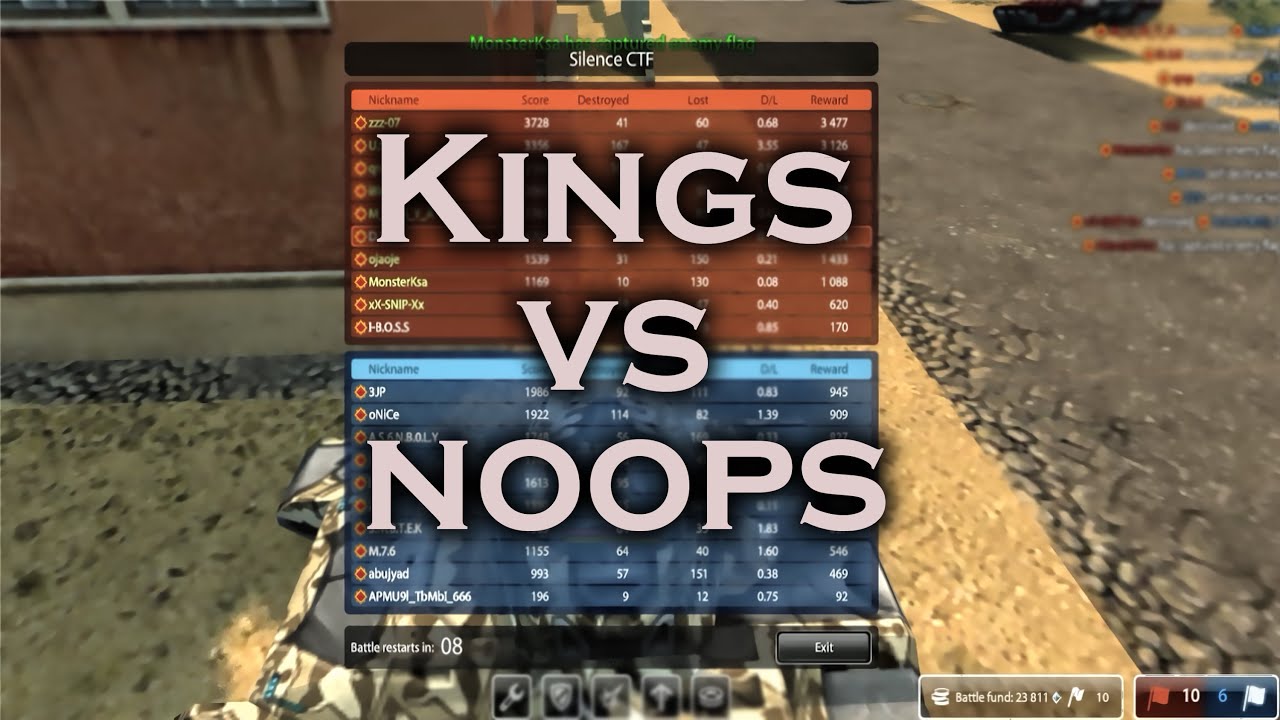 TankiOnline KOA VS SF,DOT [ 9 VS 10 ]