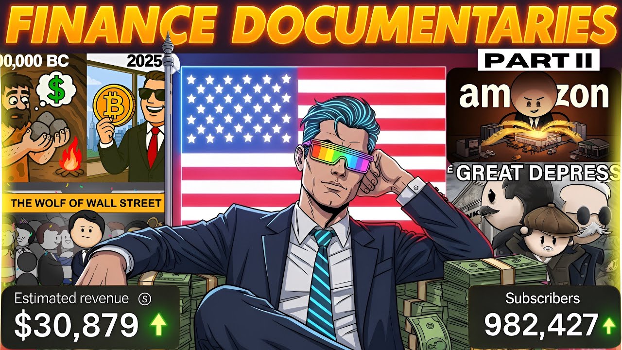 Build a USA Finance Animated Documentaries Channel with AI - (Part II)