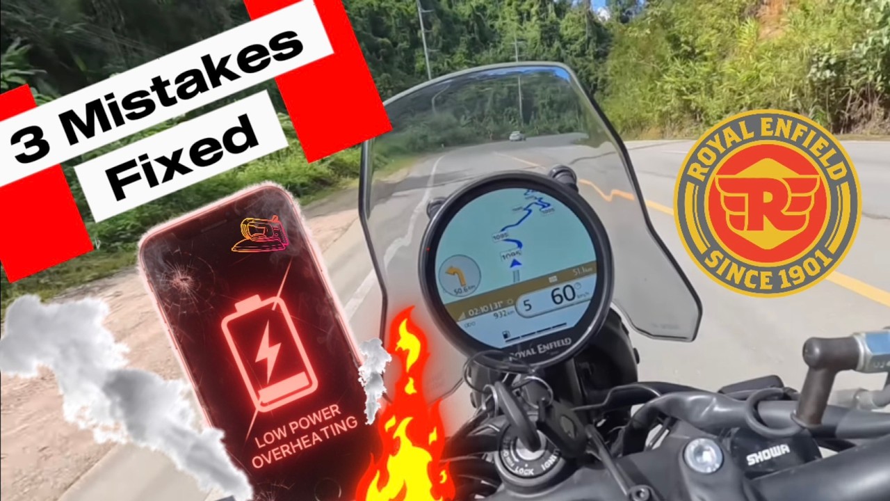 Как исправить навигацию на TFT-дисплее Royal Enfield: перегрев телефона и разрывы соединения