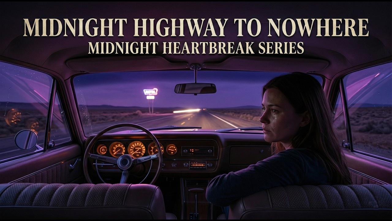 Midnight Highway to Nowhere | Dark Synthwave / Sad Night Drive