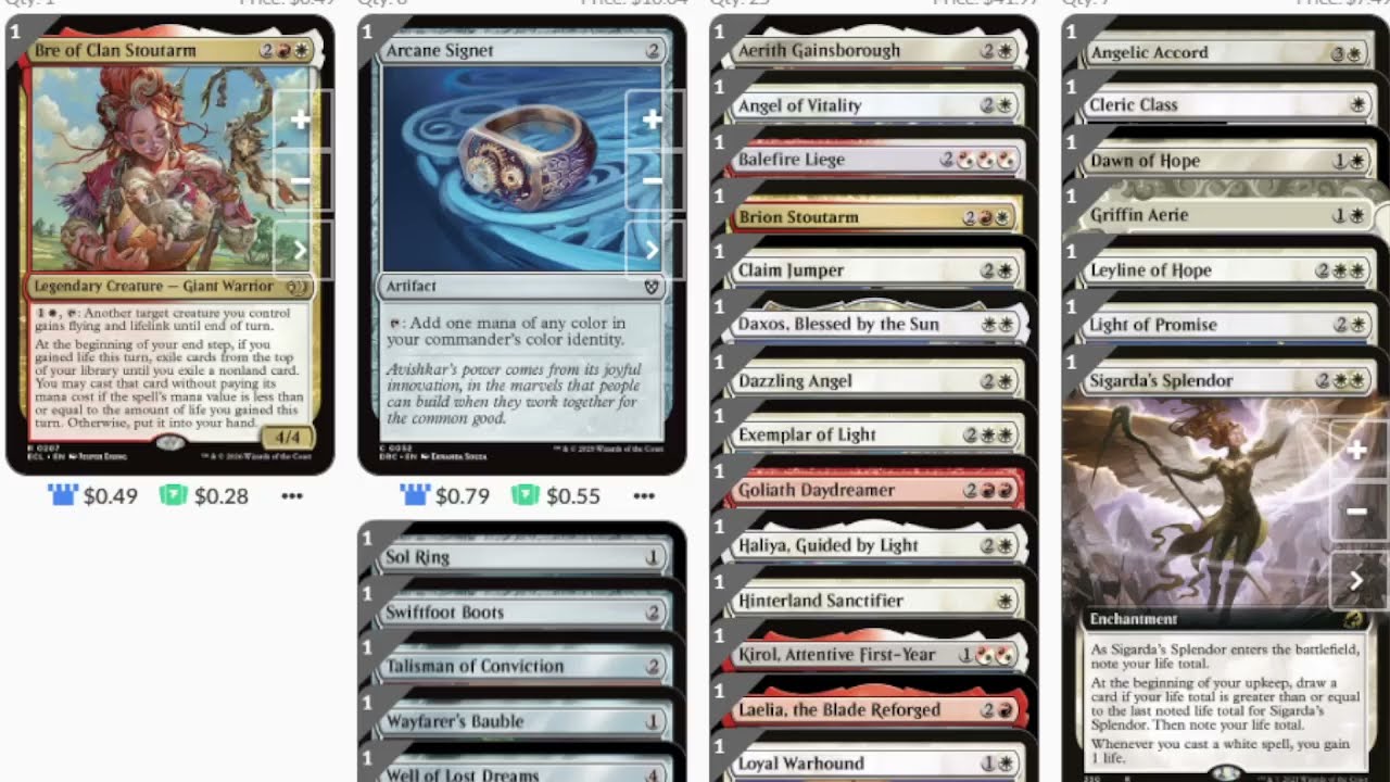 Bre of Clan Stoutarm MTG Lorwyn Eclipsed Budget Commander Deck Profile