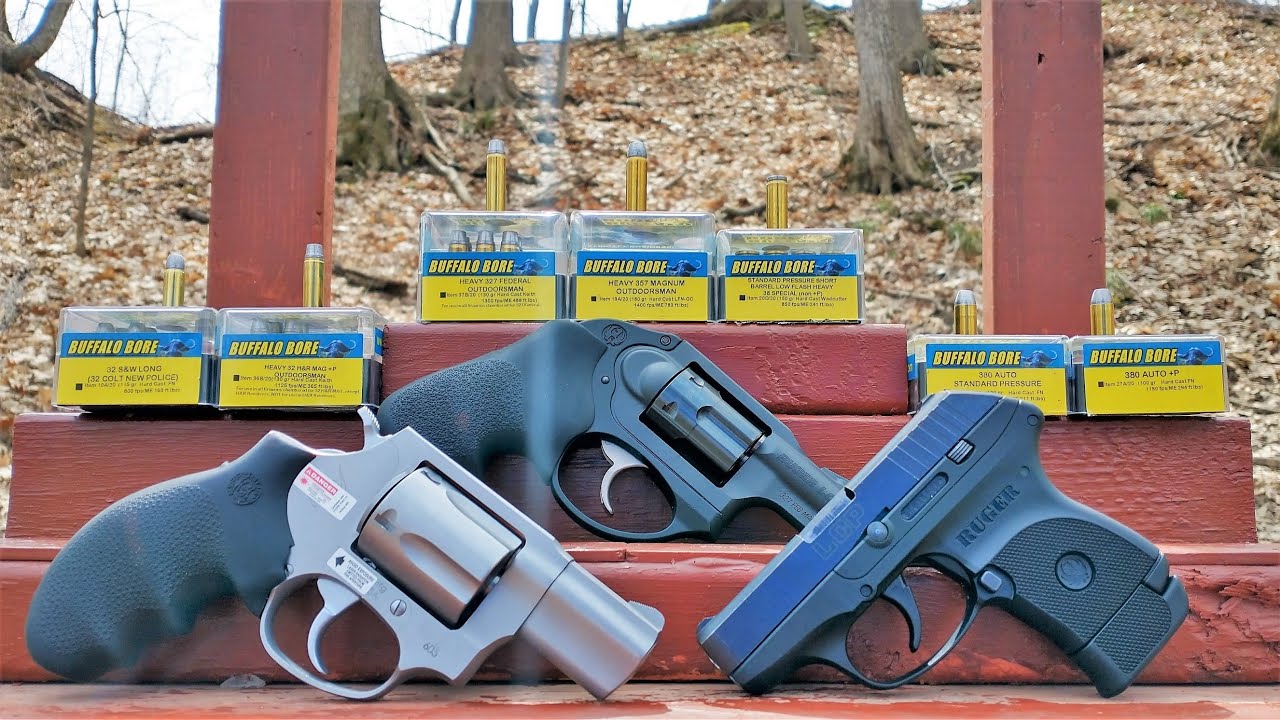 Баллистический тест карманного пистолета Hard Cast: .380, .32 Long, .32 H&R, .327 Federal, .38 Sp...