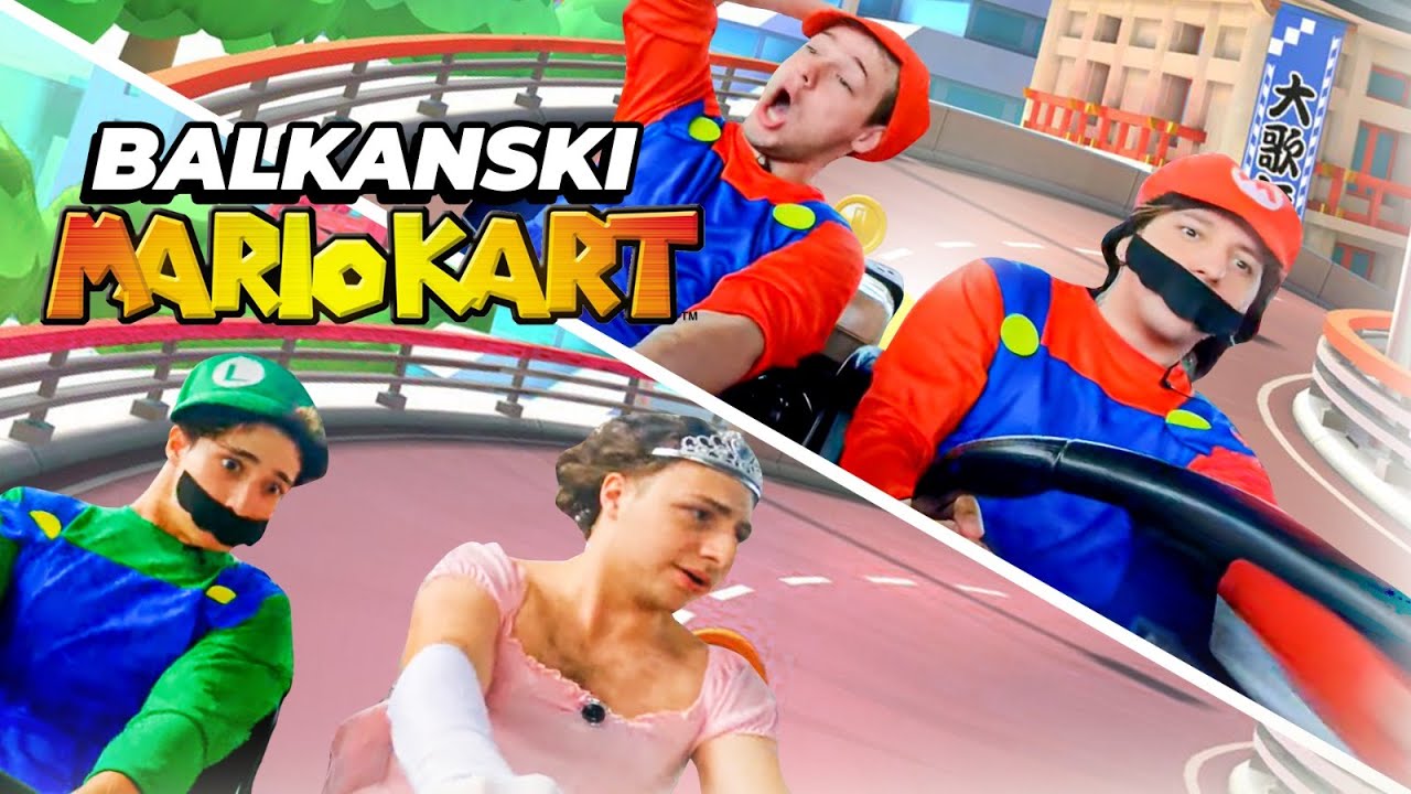 ISPROBALI BALKANSKI MARIO KART U STVARNOM ŽIVOTU | Perica, Picek, 10ficho & Bruno Lukić