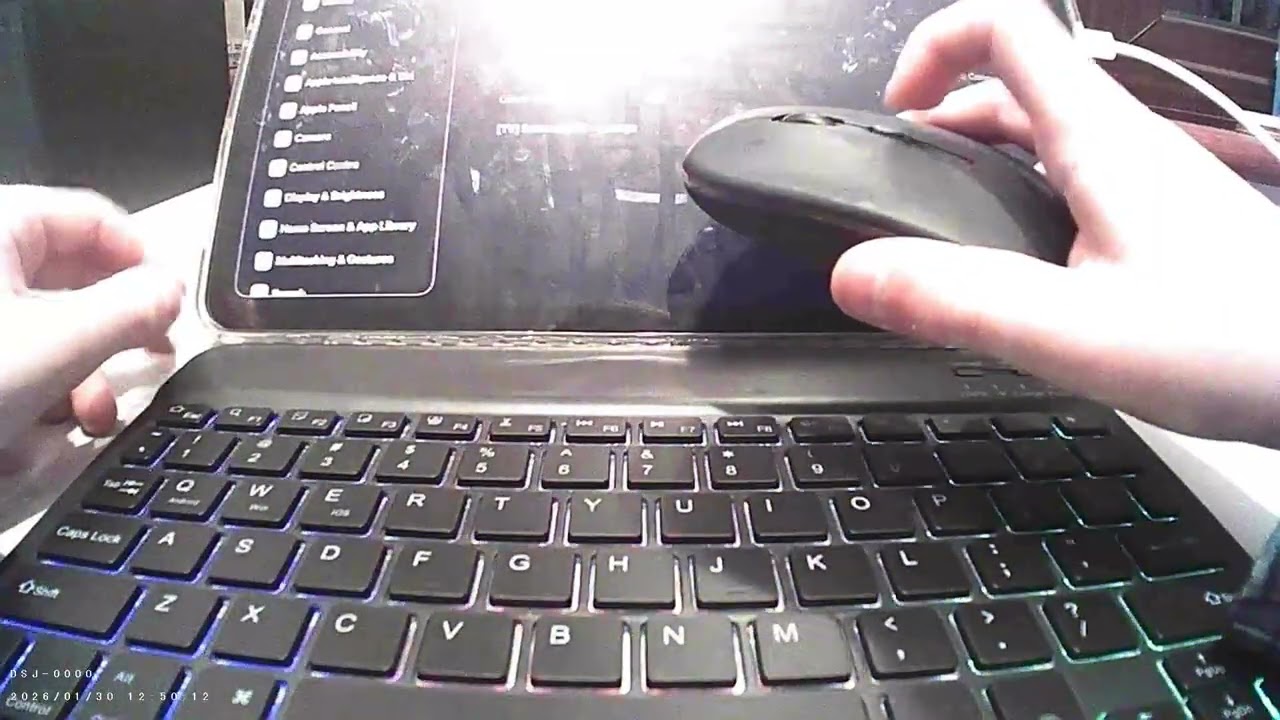 How To connect keyboard and mouse. Bluetooth keyboard, BT5.2 mouse