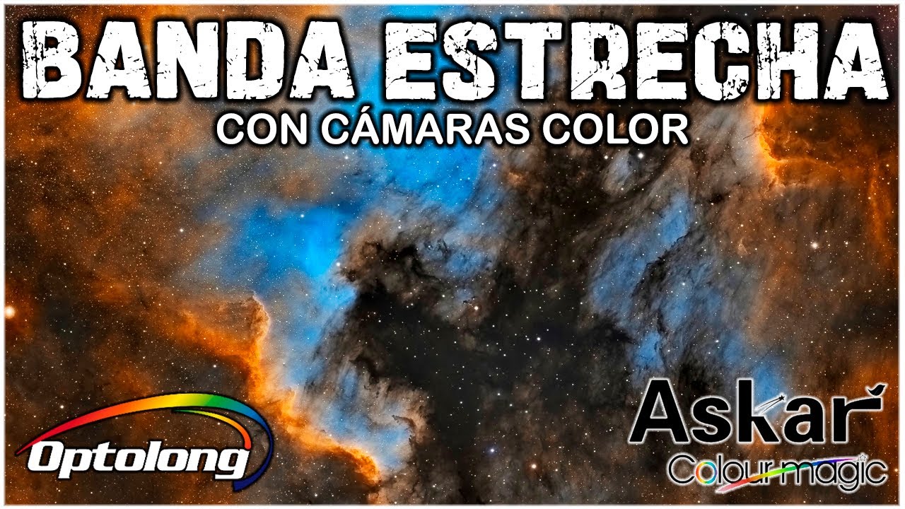 Astrofotografía de banda estrecha con cámaras color