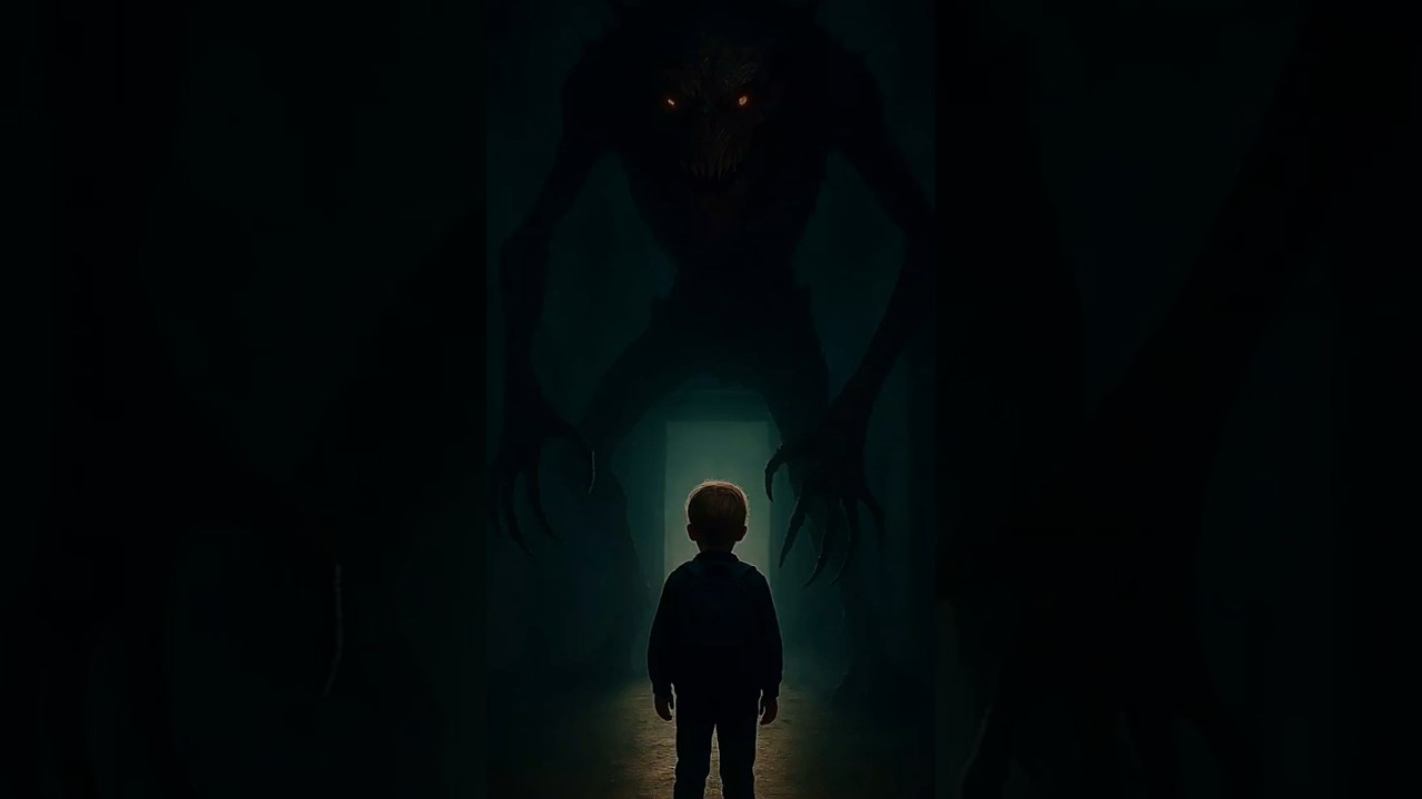 Child Faces Terrifying Guardian | Cinematic Horror Short Film Scene #shorts