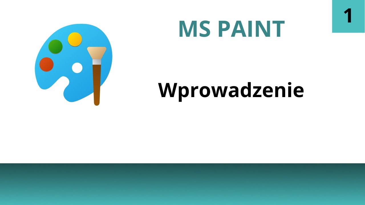 Edytory grafiki 1# Wprowadzenie do MS Paint