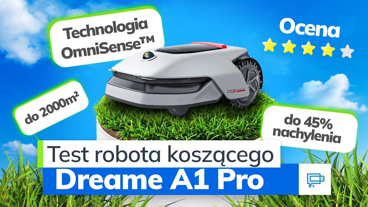 Dreame A1 Pro - POPRAWIONY i TAŃSZY robot koszący 🌱🏡🧑‍🌾