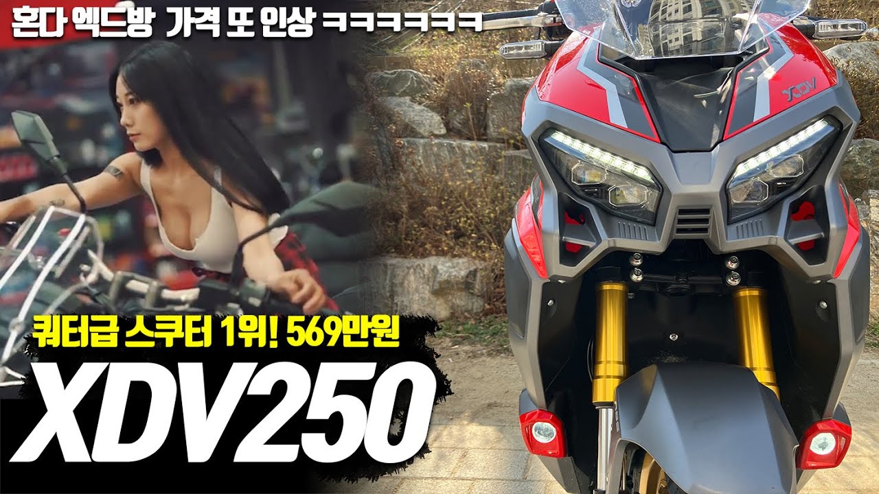 [쿼터급스쿠터 추천] 드디어 강림! XDV250 569만원 출시! 혼다 X-ADVㅋㅋㅋㅋㅋㅋㅋㅋㅋㅋㅋㅋ