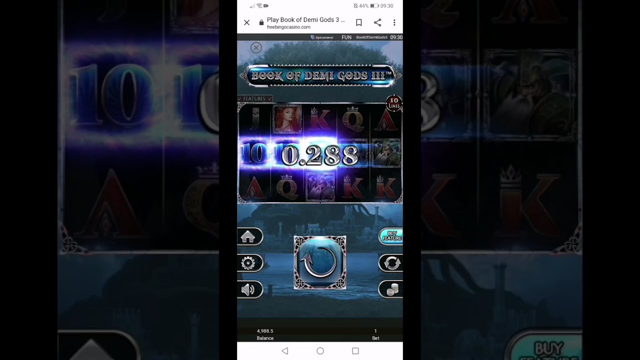 BOOK OF DEMI GODS 3📖 ONLINE SLOTS freebingocasino.com play for free