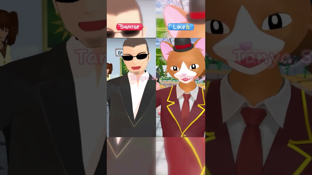 Compilations Rock That Body Trend SAKURA School Simulator #sakuraschoolsimulator #shorts  #tiktok
