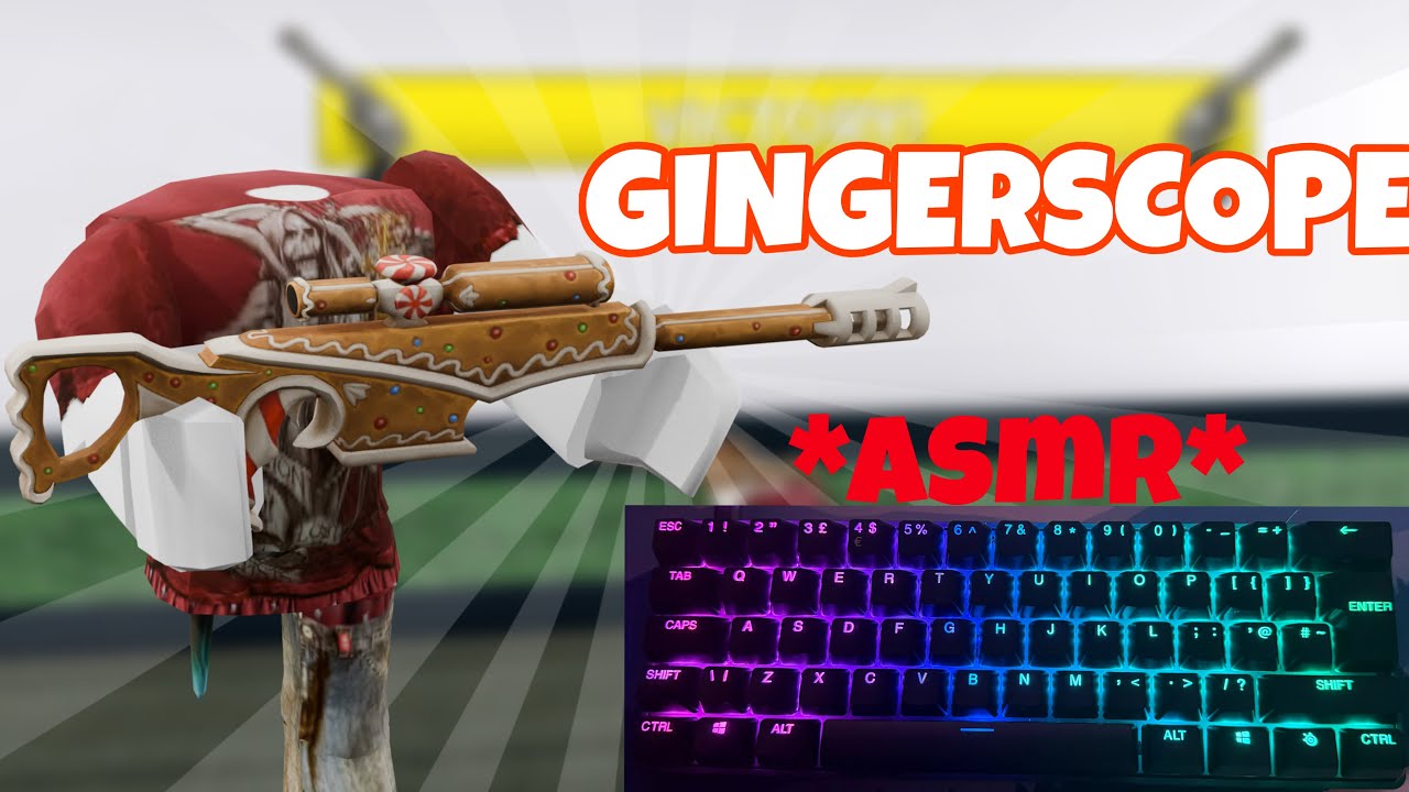 MM2 GINGERSCOPE SET MONTAGE WITH KEYBOARD ASMR (Murder Mystery 2)