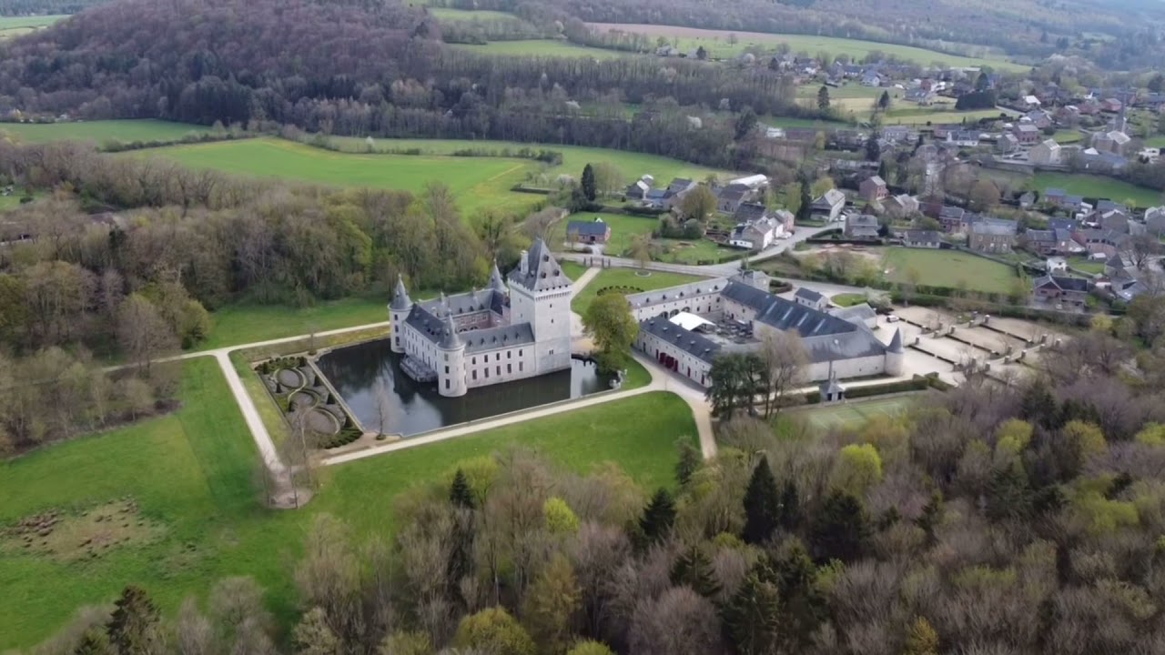Plan de drone du Ch&acirc;teau de jemeppe