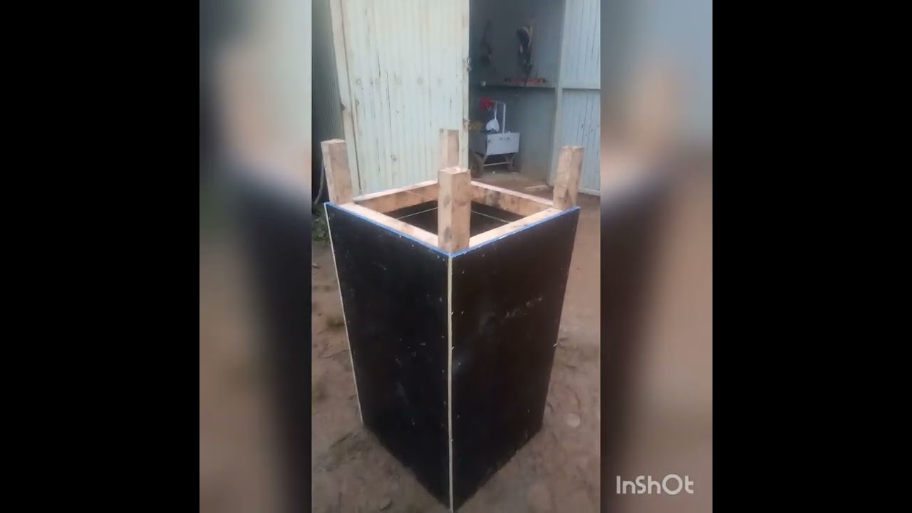 COMO FAZER A FORMA DO CÁLICE, PARA PILARES PRÉ-MOLDADOS