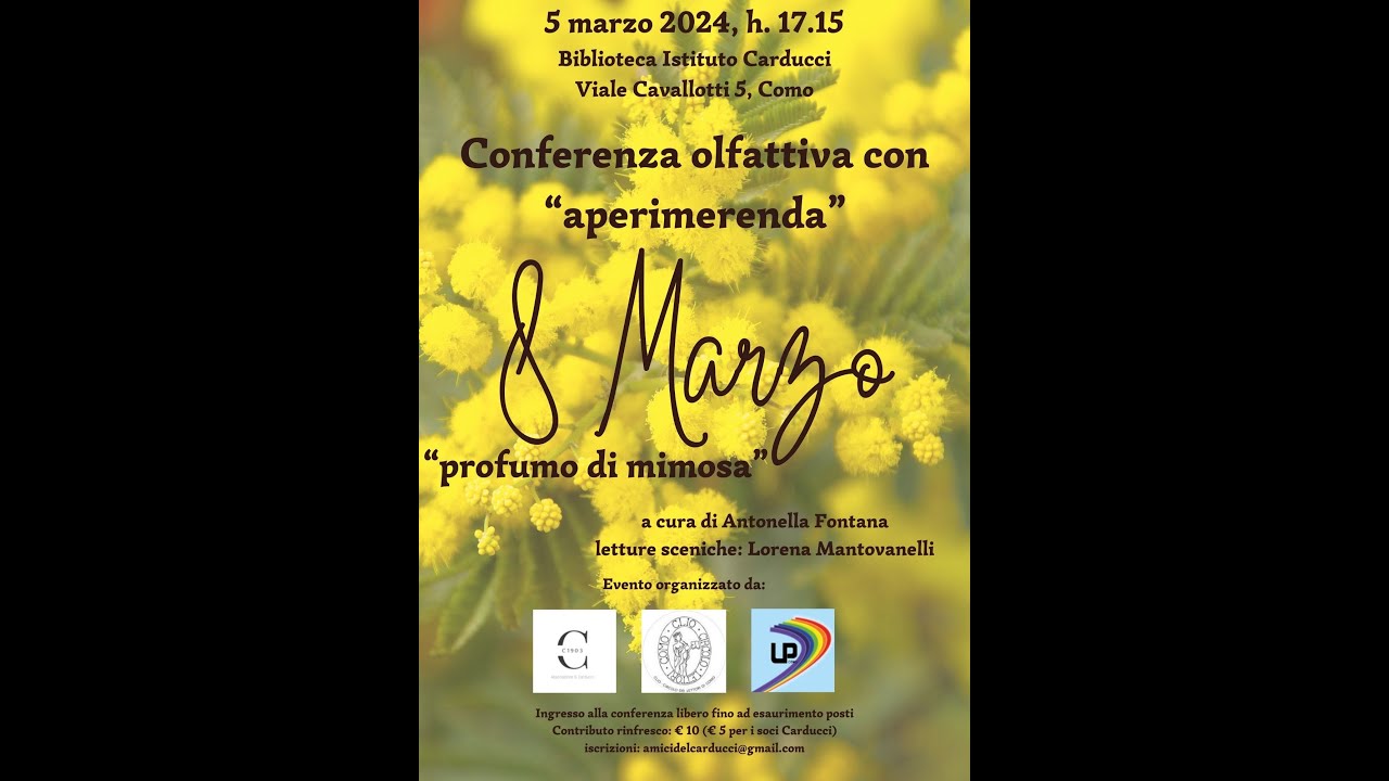 PROFUMO DI MIMOSA, TRA ANTROPOLOGIA ED ESTETICA_ I