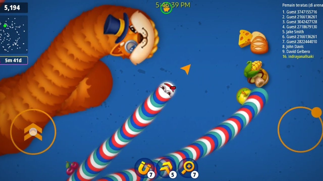 Cacing Kecil Memburu Sang Raja! Pertarungan Penentuan di Arena 🔥🐍