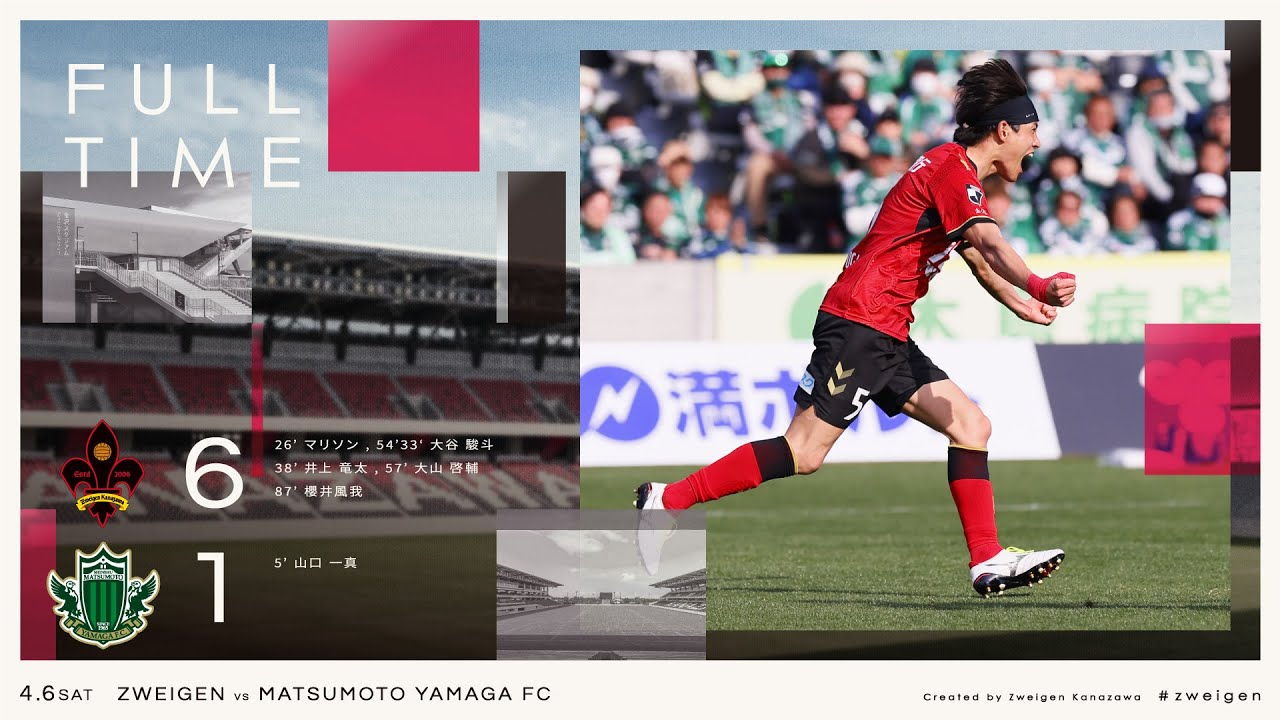 【ハイライト】2024 第8節 ツエーゲン金沢 vs 松本山雅FC