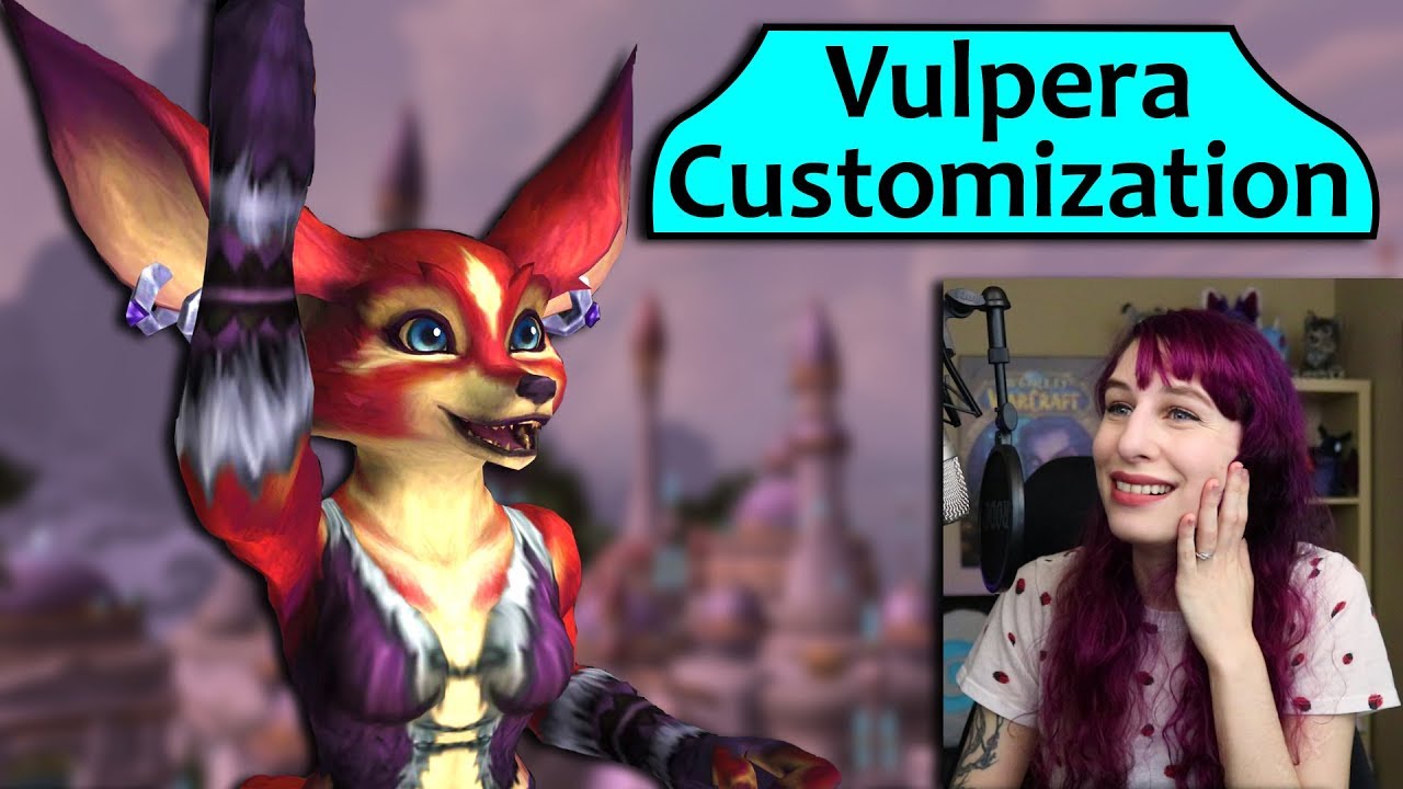 Vulpera Allied Race Customization Options - Male and Female