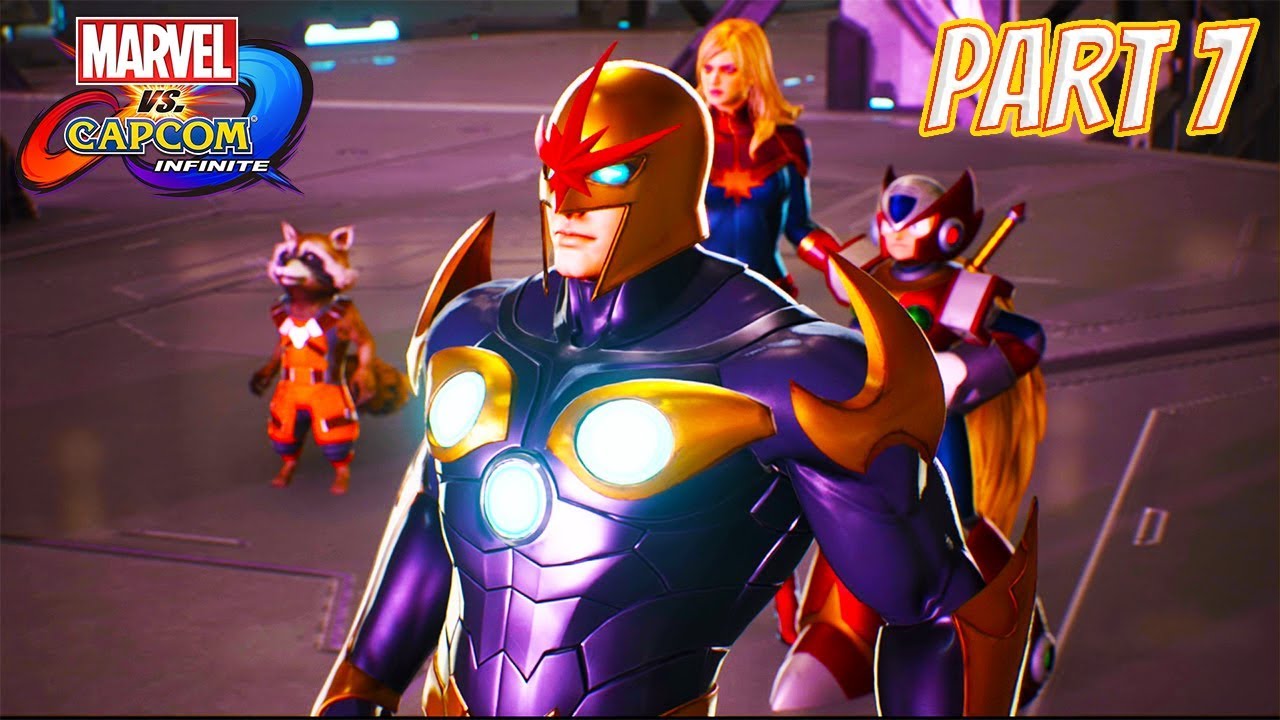 Marvel vs Capcom Infinite Story Part 7: Knowmoon Power Stone (Captain Marvel, Nova, X, Rocket)