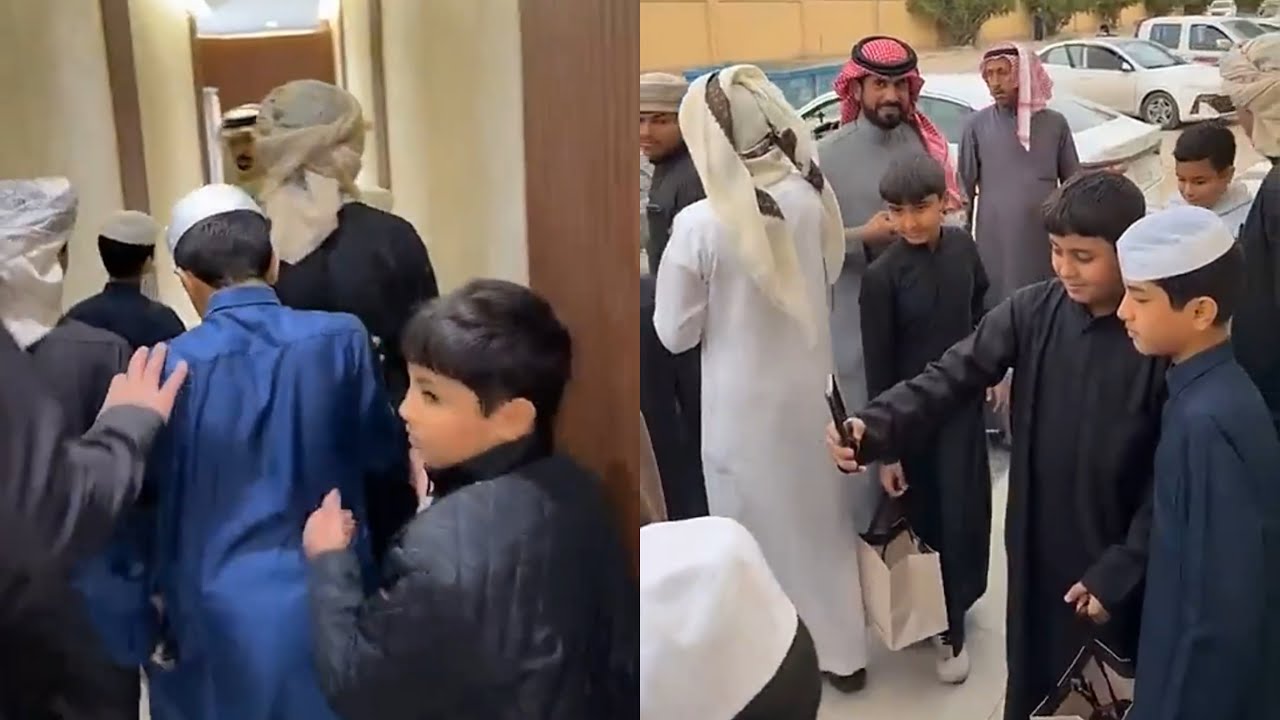 الشباب طالعين من البيت ولقوا المتابعين منتظرينهم يبون يصورون 😂😂 #فراج_قزيع_السهلي سنابات فراج السهلي