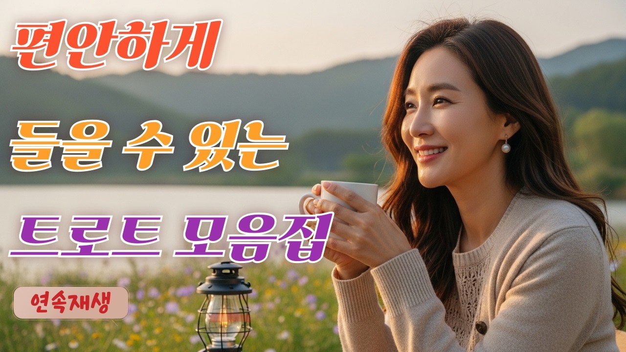 오래 들어도 좋은 트로트 모음집 연속재생