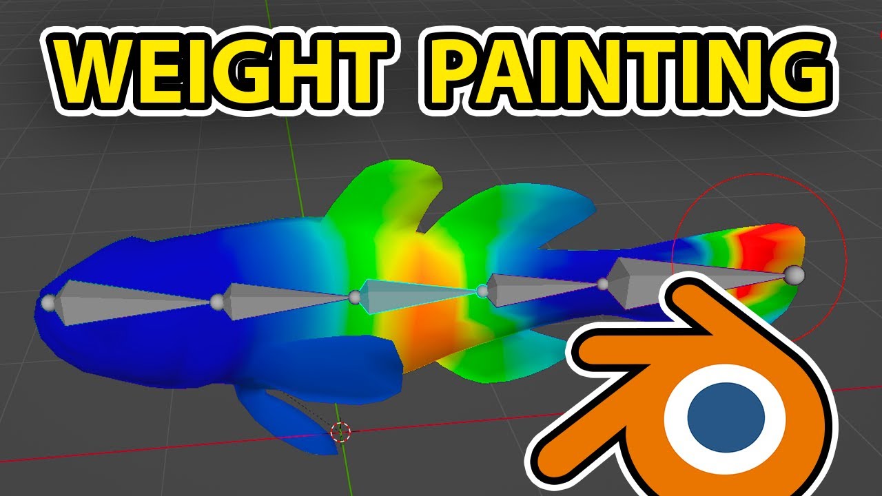 Weight Painting in Blender 3 👉 in 2 Minutes!