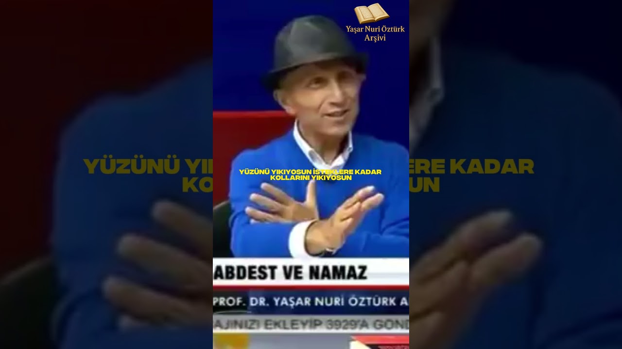 Hocaya g&ouml;re abdest #yaşarnuri&ouml;zt&uuml;rk #kuran #abdest #islam