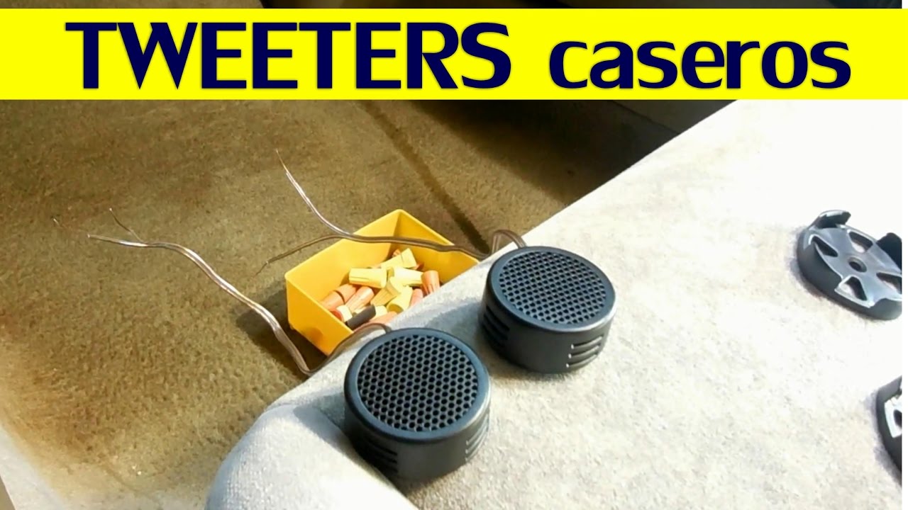 Como conectar tweeters al stereo del auto (facil y lo mas barato posible)