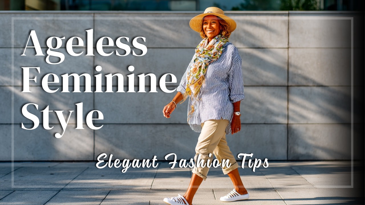 Ageless feminine trends for senior style 💐 elegant fashion with genius creativity