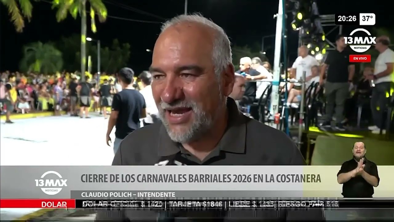 Cierre de los Carnavales Barriales 2026 en la Costanera - Claudio Polich