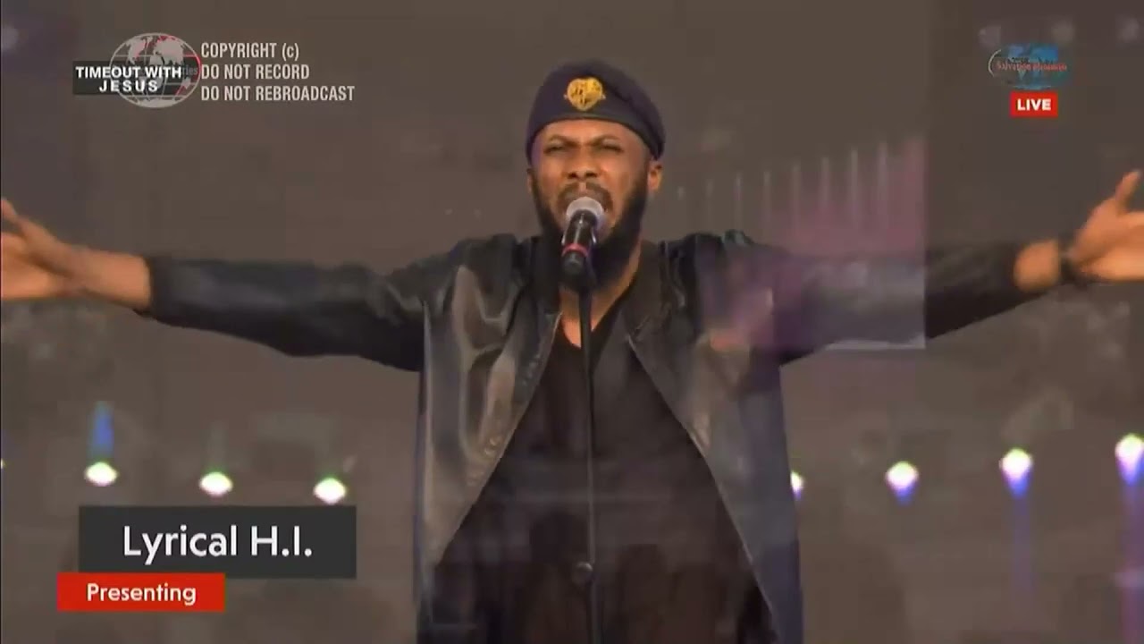 LYRICAL H.I. MINISTERING AT TIMEOUT WITH JESUS IN SALVATION MINISTERING WITH PAPA DAVID IBIYEOMIE.