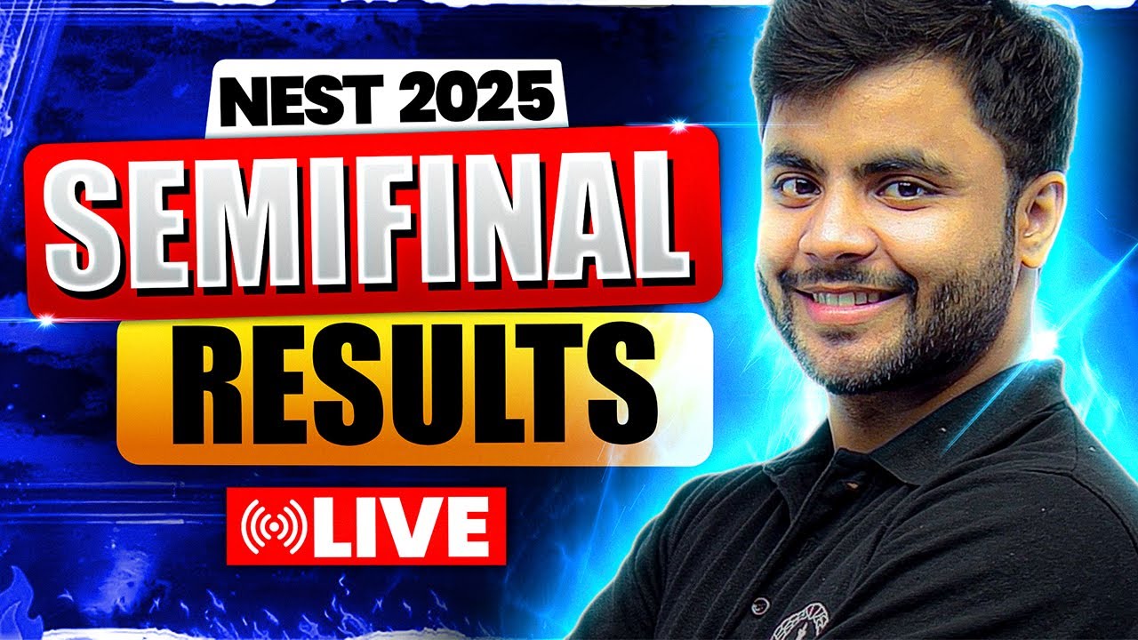 Find Your NEST 2025 Rank Now! NEST MEGA MOCK TEST Live Discussion