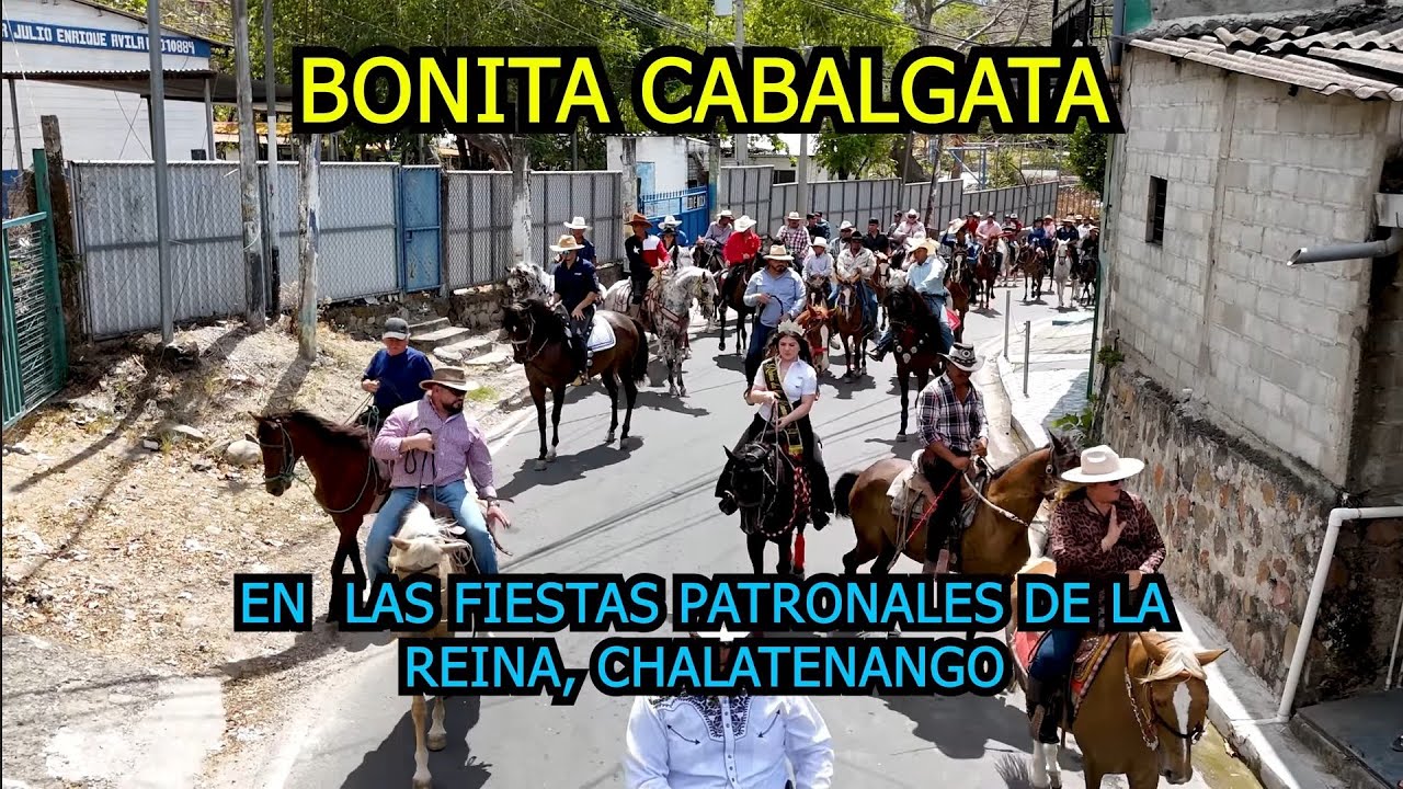 Cabalgata en Las Fiestas de La Reina en Chalatenango 2025, Hermosos Caballos de Todas Las Razas.