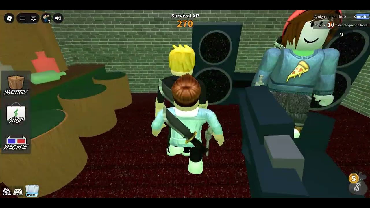 Jogando murder mistery👍🎮