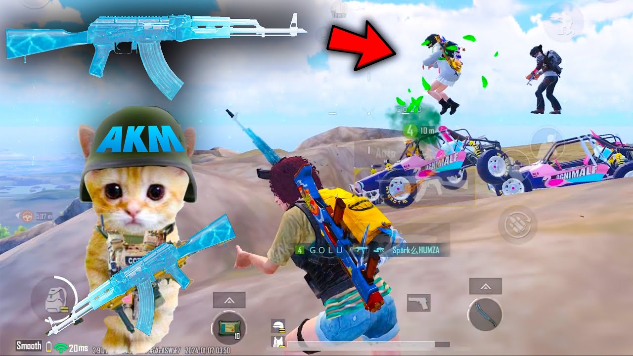 🔥AKM GLACIER MAKE ME GOD OF BGMI😂