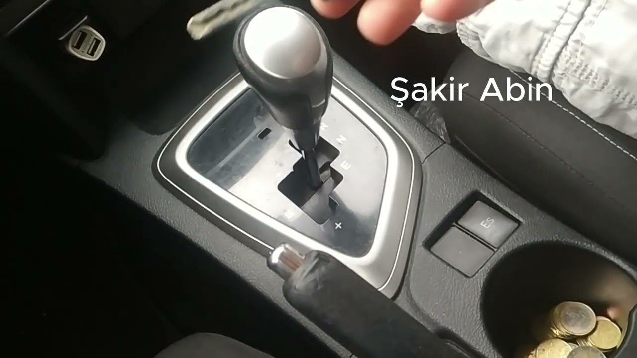 YARİS, AURİS, COROLLA yarım otomatik modeller için viteste kalan aracı boşa alma yöntemi
