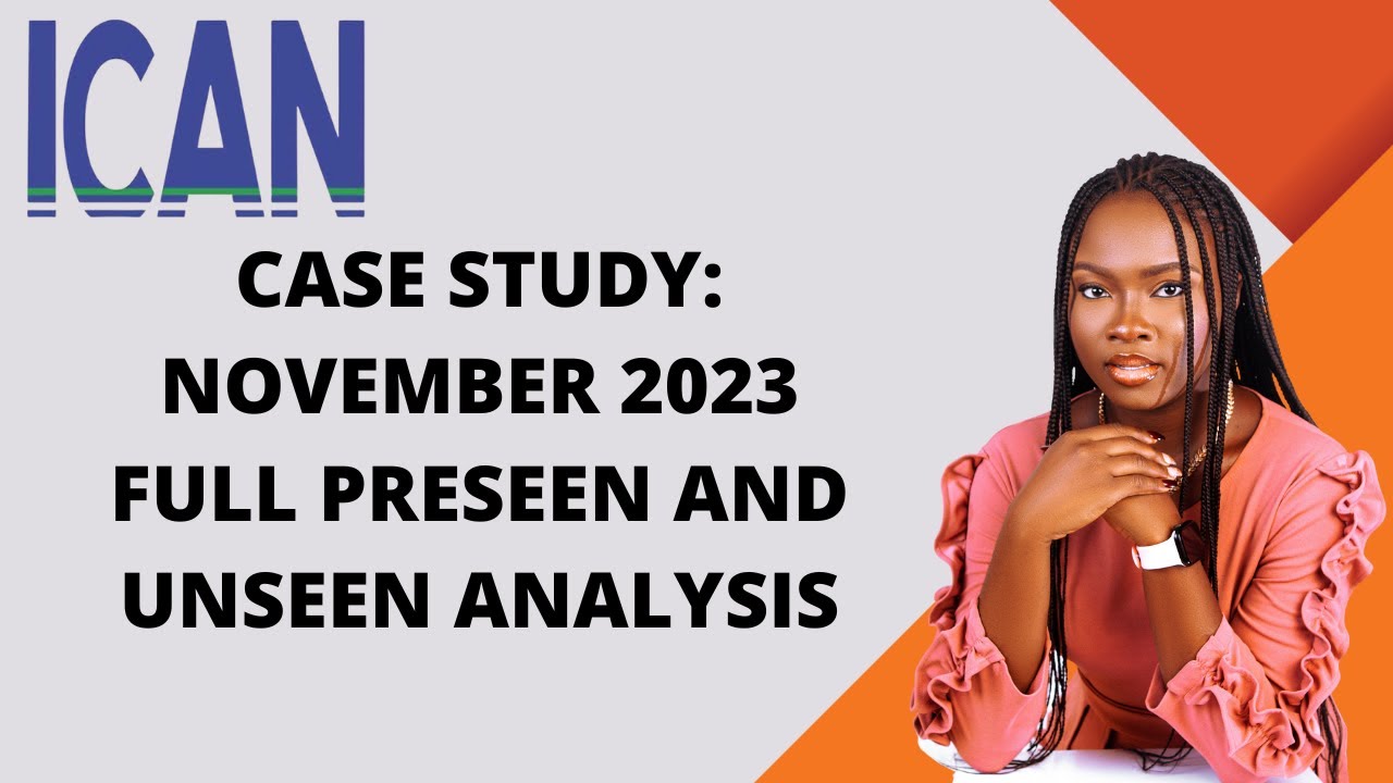 INTERNAL REPORT: ICAN  NOV. 2023 CASE STUDY LIVE PRESEEN ANALYSIS (FULL BREAKDOWN)