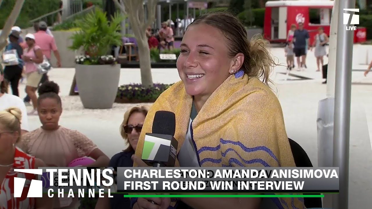 Amanda Anisimova Healthy & Happy to Compete Again | Charleston First Round