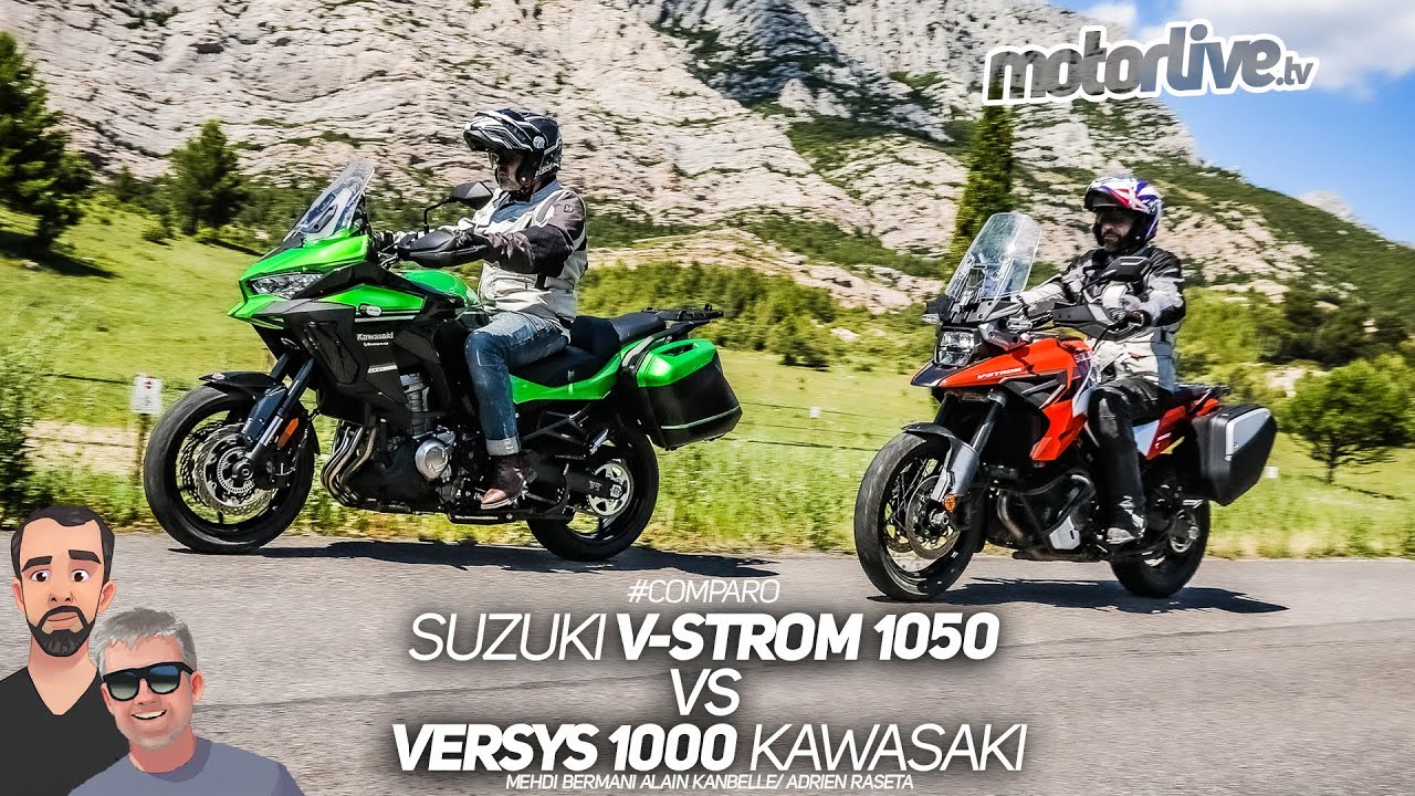 V-STROM 1050 vs VERSYS 1000 (1/2) | COMPARO TRAIL MOTORLIVE