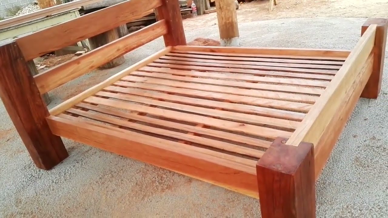 cama de madeira &mdash; a melhor cama e mais segura, cama de madeira r&uacute;stica