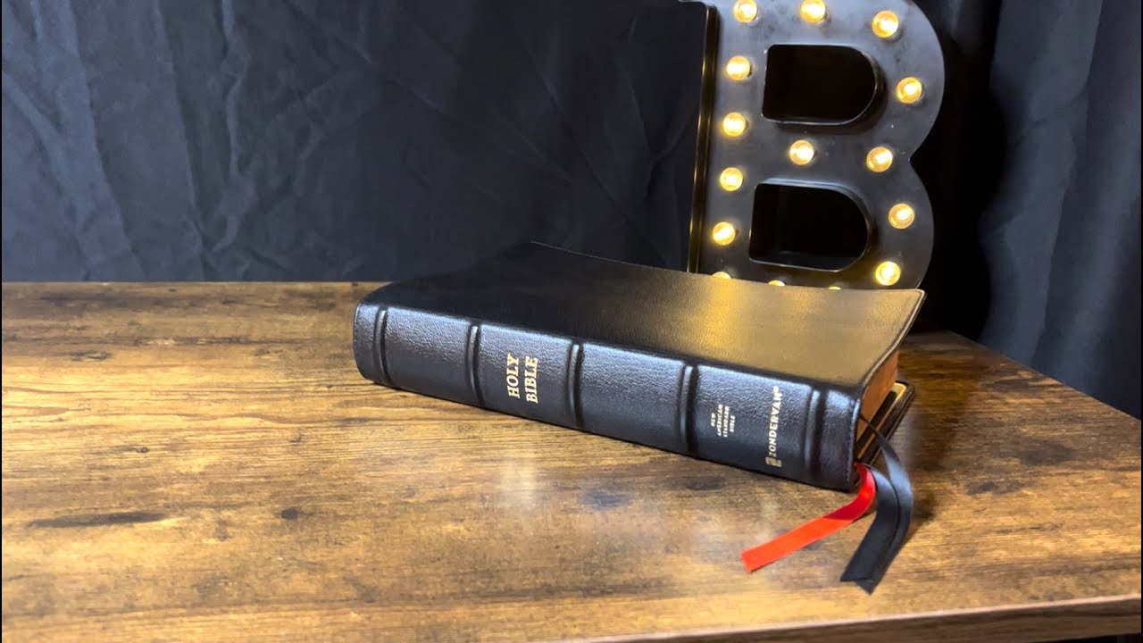 Zondervan, NASB, Single Column Reference Bible, Wide Margin, Goatskin, Premier Collection - REVIEW