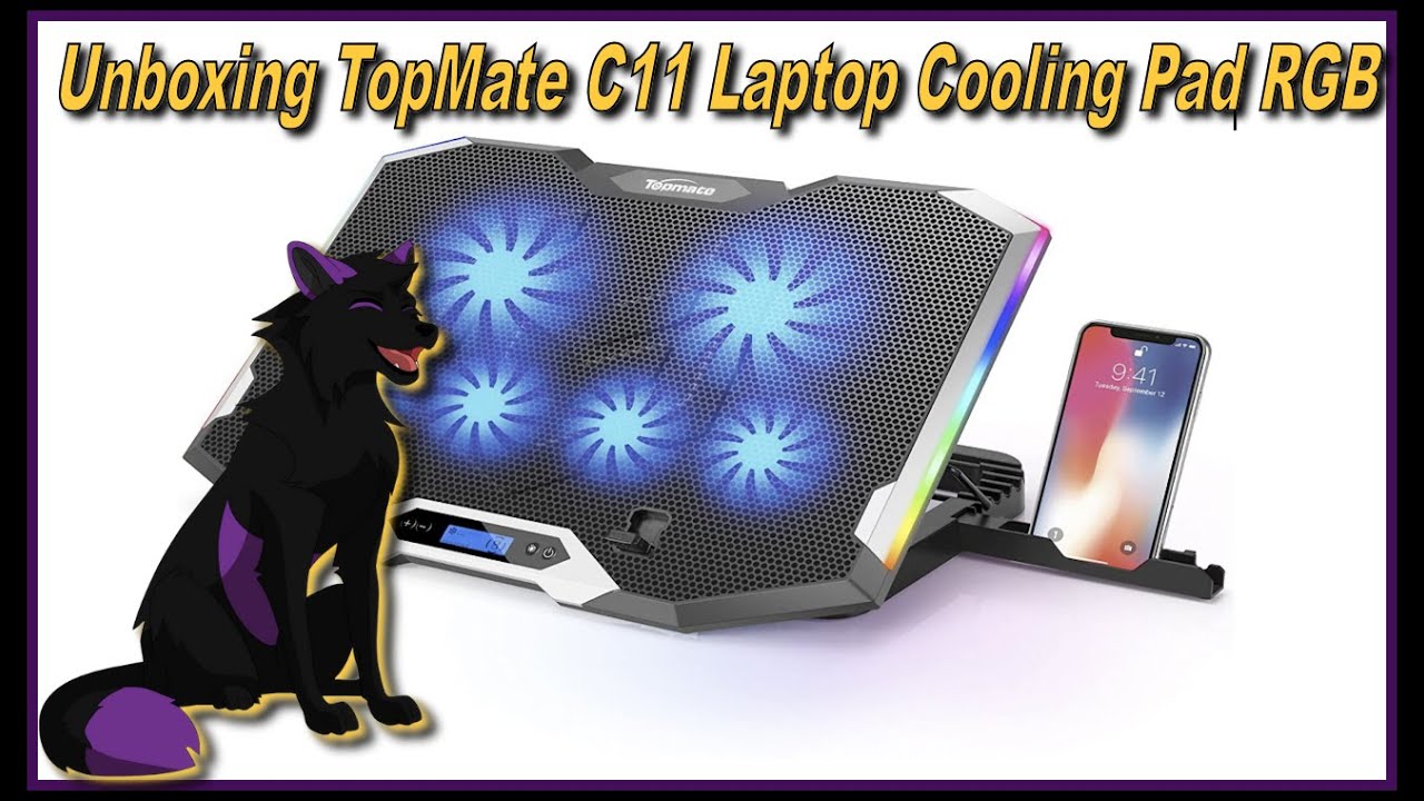 Unboxing TopMate C11 Laptop Cooling Pad RGB
